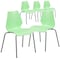 Flash Furniture Green Plastic Stack Chair, PK5 5-RUT-288-GREEN-GG - alternate 9