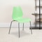 Flash Furniture Green Plastic Stack Chair, PK5 5-RUT-288-GREEN-GG - alternate 1