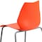 Flash Furniture Orange Plastic Stack Chair, PK5 5-RUT-288-ORANGE-GG - alternate 7