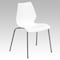 Flash Furniture White Plastic Stack Chair, PK5 5-RUT-288-WHITE-GG - alternate 6