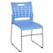 Flash Furniture Blue Plastic Stack Chair, PK5 5-RUT-2-BL-GG - alternate 10