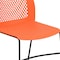 Flash Furniture Org Plastic Sled Stack Chair, PK5 5-RUT-498A-ORANGE-GG - alternate 10