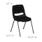 Flash Furniture Black Plastic Pad Stack Chair, PK5 5-RUT-EO1-01-PAD-GG - alternate 6