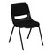 Flash Furniture Black Plastic Pad Stack Chair, PK5 5-RUT-EO1-01-PAD-GG - alternate 7