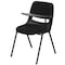Flash Furniture Black Plastic Tablet Arm Chair, PK5 5-RUT-EO1-01-PAD-LTAB-GG - alternate 4