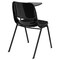 Flash Furniture Black Plastic Tablet Arm Chair, PK5 5-RUT-EO1-01-PAD-LTAB-GG - alternate 2