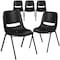 Flash Furniture Black Plastic Stack Chair, PK5 5-RUT-EO1-BK-GG - alternate 3