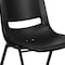 Flash Furniture Black Plastic Stack Chair, PK5 5-RUT-EO1-BK-GG - alternate 9