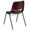 Flash Furniture Burgundy Plastic Stack Chair, PK5 5-RUT-EO1-BY-GG - alternate 4