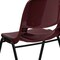 Flash Furniture Burgundy Plastic Stack Chair, PK5 5-RUT-EO1-BY-GG - alternate 9