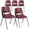 Flash Furniture Burgundy Tablet Arm Chair, PK5 5-RUT-EO1-BY-RTAB-GG - alternate 3