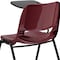 Flash Furniture Burgundy Tablet Arm Chair, PK5 5-RUT-EO1-BY-RTAB-GG - alternate 4