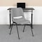 Flash Furniture Gray Plastic Stack Chair, PK5 5-RUT-EO1-GY-GG - alternate 1