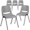 Flash Furniture Gray Plastic Stack Chair, PK5 5-RUT-EO1-GY-GG - alternate 5