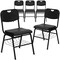 Flash Furniture Black Plastic Student Chair, PK5 5-RUT-GK01-BK-BAS-GG - alternate 2
