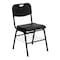 Flash Furniture Black Plastic Student Chair, PK5 5-RUT-GK01-BK-BAS-GG - alternate 4