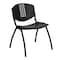 Flash Furniture Black Plastic Stack Chair, PK5 5-RUT-NF01A-BK-GG - alternate 4