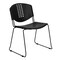 Flash Furniture Black Plastic Stack Chair, PK5 5-RUT-NF02-BK-GG - alternate 10