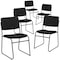 Flash Furniture Black Fabric Stack Chair, PK5 5-XU-8700-BLK-B-30-GG - alternate 7