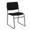 Flash Furniture Black Fabric Stack Chair, PK5 5-XU-8700-BLK-B-30-GG - alternate 3
