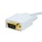 Monoprice White Mini Display Port to VGA Cable, 3ft 32AWG 6002 - alternate 5