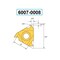 Hhip 11IRA60 TiN Coated Internal Threading Carbide Insert 6007-0008 - alternate 2