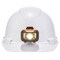 Ergodyne Hard Hat, 4-Point Point Ratchet, White 8970-LED - alternate 2