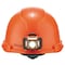 Ergodyne Orange Class E Hard Hat Cap w/Ratchet Su 8970-LED - alternate 8