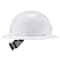 Ergodyne White Class E Hard Hat Full Brim with Ra 8971 - alternate 8