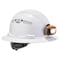 Ergodyne White Class C Hard Hat Full Brim Vented 8973-LED - alternate 1