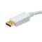 Monoprice CPU Cord, Displayport/DVI, 10ft, White 6016 - alternate 7