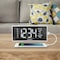 La Crosse Technology Crv Mirror LED Alarm Clock, Temp, USB Port 602-249 - alternate 3