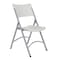 National Public Seating Folding Chair, Plastic, Gray, PK4 602 - alternate 7