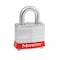 Master Lock Lockout Padlock, Keyed Different, Steel, Red, 3/4 in Shackle Height, 1 9/16 in Body Width 3RED - alternate 3
