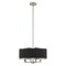 Livex Lighting Park Ridge 4 Light Brushed Nickel Pendant Chandelier 60404-91 - alternate 1