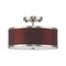Livex Lighting Park Ridge 2 Light Brushed Nickel Ceiling Mount 60412-91 - alternate 4