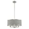 Livex Lighting Park Ridge 4 Light Brushed Nickel Pendant Chandelier 60424-91 - alternate 9