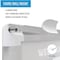 Mastervision Calendar Planning Board, Steel, 26 in, 42 1/2 in, Aluminum Frame, White/Gray, Matte GA0397830 - alternate 3