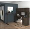 Bestar Embassy Height Adjustable L-Desk With Hutch, Dark Chocolate 60886-79 - alternate 1