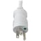 Tripp Lite Outlet Strip, Hospital Grade, Rack Mounted, 4 5-15R-HG, 5-15P-HG, 2 ft., White PS-402-HG-OEM - alternate 2