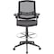 Boss Mesh Drafting Stool w/ Flip Arms B16223-BK - alternate 6