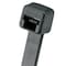 Panduit Cable Tie, 6 in L, 1-1/2 in Max Bundle Dia., Black, Nylon 6/6, 40 lb Strength, 1000 PK PLT1.5I-M0 - alternate 2