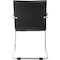 Boss B9536 Side Chair, Black Back, 23 in W 24-1/2" L 37-1/2" H, Fixed, Vinyl Seat B9536-BK-2 - alternate 4