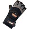 Proflex By Ergodyne Half Finger Mechanics Impact Gloves, Spandex Palm, 2XL, Black 910 - alternate 3