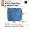 Classic Accessories Ravenna Patio Cushion Slipcover, Empire Blue, 17" 60-336-010501-RT - alternate 4