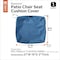 Classic Accessories Ravenna Patio Cushion Slipcover, Empire Blue, 21" 60-338-010501-RT - alternate 5
