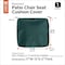 Classic Accessories Ravenna Patio Cushion Slipcover, Mallard Green, 17" 60-370-011101-RT - alternate 3