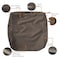 Classic Accessories Ravenna Patio Cushion Slipcover, Dark Taupe, 21" 60-416-015101-RT - alternate 7