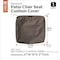 Classic Accessories Ravenna Patio Cushion Slipcover, Dark Taupe, 21" 60-423-015101-RT - alternate 6