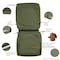 Classic Accessories Montlake FadeSafe Chair Cushion Cover, Heather Fern 60-434-011101-RT - alternate 6